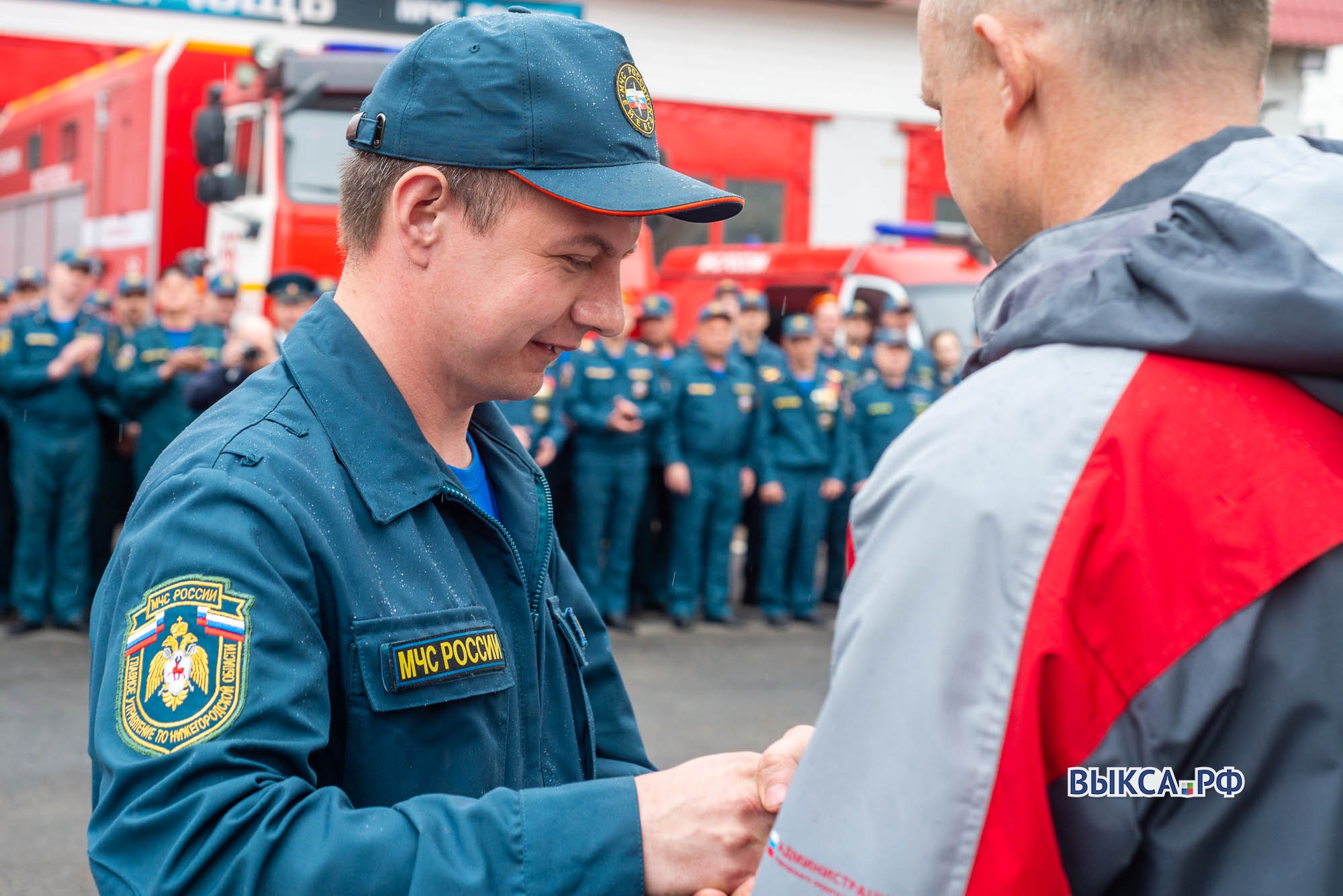 Пожарные отметили профессиональный праздник ?